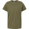 Custom Youth Fine Jersey Tee Military Green