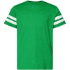 Custom Youth Football Fine Jersey Tee Vintage Green/ White