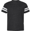 Custom Youth Football Fine Jersey Tee Vintage Smoke/ White