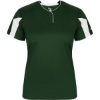Custom Womens Striker Placket Forest/ White