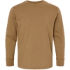 Custom Youth Fine Jersey Long Sleeve Tee Coyote Brown