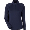 Custom Womens You-V Quarter-Zip Pullover Deep Navy