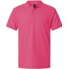 Custom Mens Pique Polo Bright Pink
