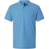 Custom Mens Pique Polo Carolina Blue