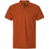 Custom Mens Pique Polo Rust