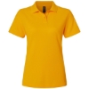 Custom Womens Pique Polo Gold