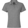 Custom Womens Pique Polo Heather Granite