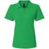 Custom Womens Pique Polo Kelly Green