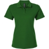 Custom Womens Pique Polo Olive Green