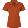 Custom Womens Pique Polo Rust