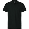Custom Mens Tall Pique Polo Black