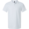 Custom Mens Tall Pique Polo White