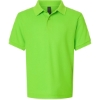 Custom Youth Pique Polo Lime