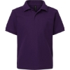 Custom Youth Pique Polo Purple