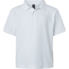 Custom Youth Pique Polo White