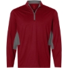 Custom Mens Pure 2.0 Quarter-Zip Dark Crimson/ Slate Sky