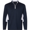 Custom Mens Pure 2.0 Quarter-Zip Deep Navy/ White Glow