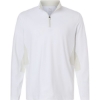 Custom Mens Pure 2.0 Quarter-Zip White Glow/ Sedate Grey