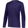 Custom Unisex Core Performance Long Sleeve T-Shirt Purple