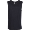 Custom Mens Lightweight Cotton/Poly Muscle Tank Black