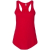 Custom Womens Gathered Racerback Tank Red