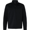 Custom Mens Pebble Quarter-Zip Pullover Puma Black