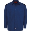 Custom Mens Long Sleeve Performance Team Shirt Cobalt Blue/ Black