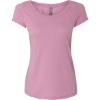 Custom Women’s Triblend Scoop Neck T-Shirt Vintage Lilac