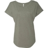 Custom Women’s Triblend Dolman T-Shirt Venetian Grey