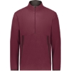 Custom Unisex Eco Revive™ Polar Fleece Quarter-Zip Pullover Maroon