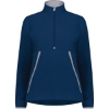 Custom Womens Eco Revive™ Polar Fleece Quarter-Zip Pullover Navy