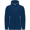 Custom Unisex Eco Revive™ Polar Fleece Hooded Full-Zip Jacket Navy