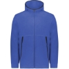 Custom Unisex Eco Revive™ Polar Fleece Hooded Full-Zip Jacket Royal