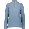Custom Womens Eco Revive™ Micro-Lite Fleece Quarter-Zip Pullover Storm