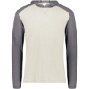 Custom Unisex Gameday Vintage Hooded T-Shirt Birch/ Carbon Heather