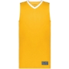 Custom Mens Match-Up Basketball Jersey Gold/ White