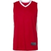 Custom Mens Match-Up Basketball Jersey Scarlet/ White