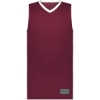 Custom Youth Match-Up Basketball Jersey Maroon/ White