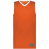 Custom Youth Match-Up Basketball Jersey Orange/ White