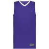 Custom Youth Match-Up Basketball Jersey Purple/ White