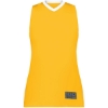 Custom Womens Match-Up Basketball Jersey Gold/ White