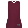 Custom Womens Match-Up Basketball Jersey Maroon/ White