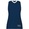 Custom Womens Match-Up Basketball Jersey Navy/ White