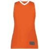 Custom Womens Match-Up Basketball Jersey Orange/ White