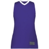 Custom Womens Match-Up Basketball Jersey Purple/ White