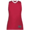 Custom Womens Match-Up Basketball Jersey Scarlet/ White