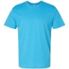 Custom Unisex Fine Jersey Tee Aqua