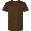 Custom Unisex Fine Jersey Tee Brown