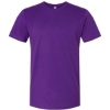 Custom Unisex Fine Jersey Tee Pro Purple