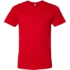 Custom Unisex Fine Jersey Tee Red